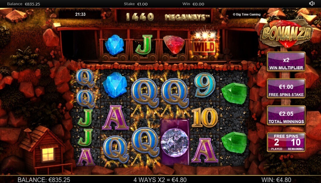 bonanza slot gameplay