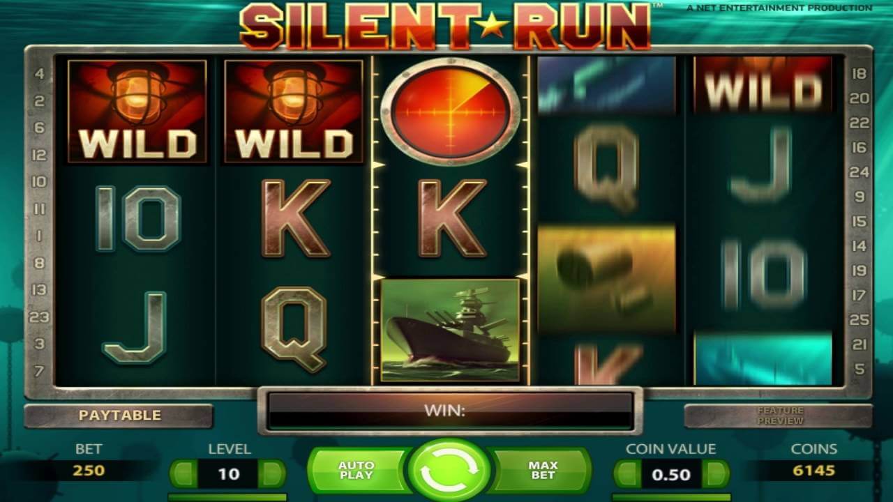 silent run slot by netent gameplay 