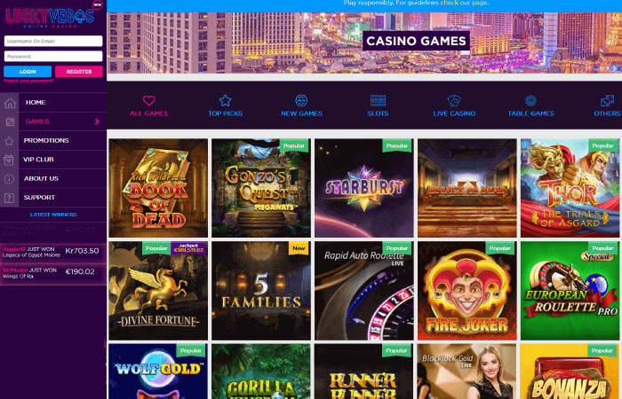 Lucky Vegas casino slots and Review 2021