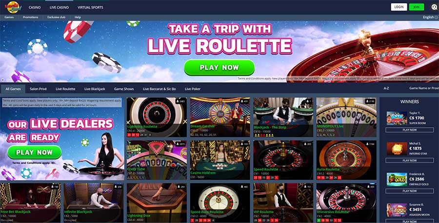 luckland live casino review