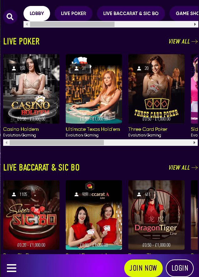 Quickspinner live casino review